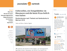 Tablet Screenshot of journalists-network.org